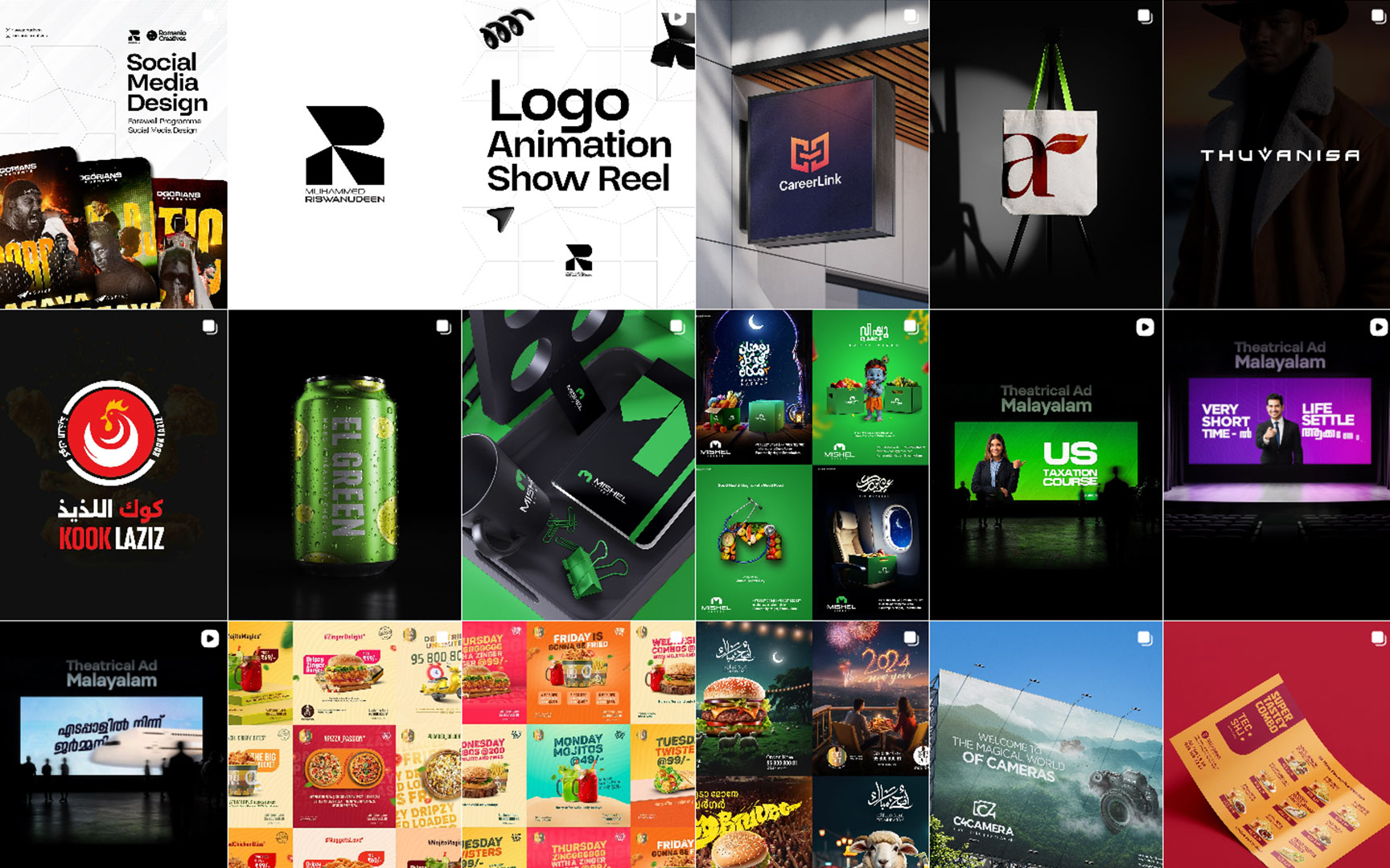 Instagram design work